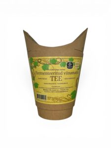 Fermented grape leaf tea
